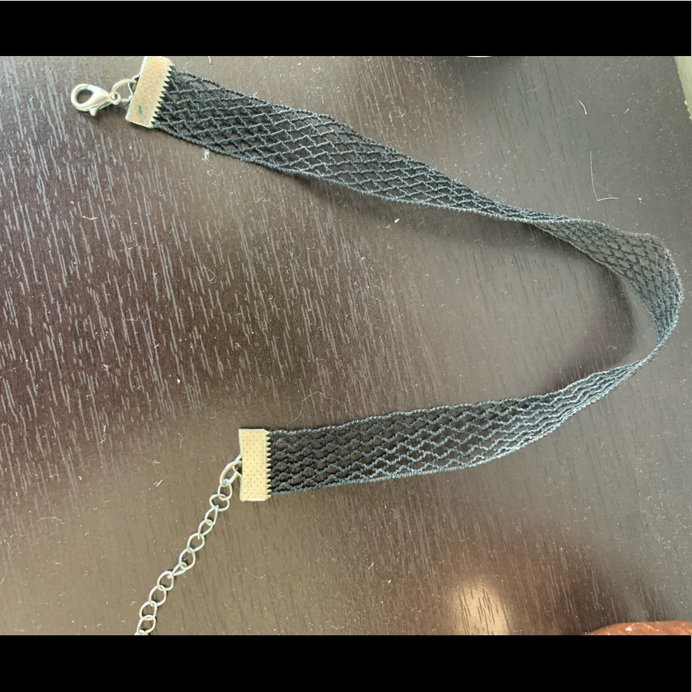 black mesh choker